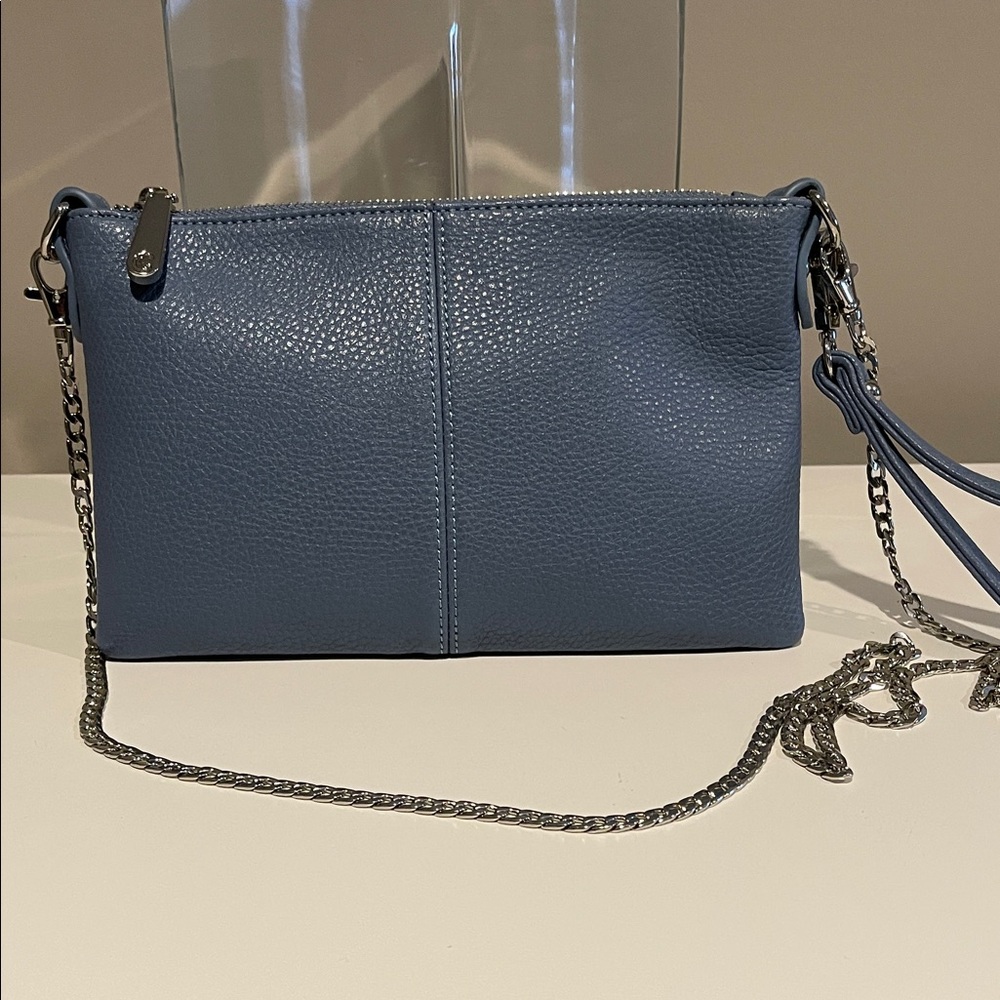 Charming Charlie Blue Crossbody/Clutch Bag